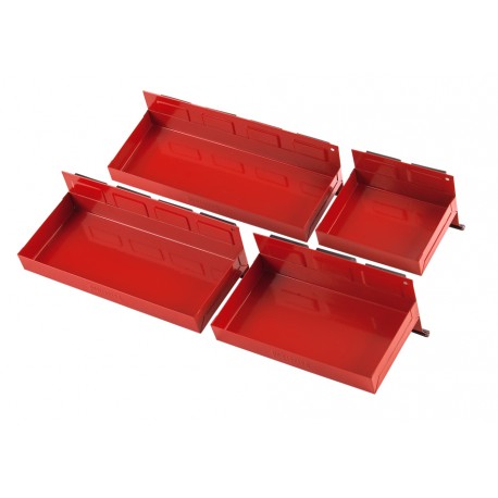 4 Werkzeug Ablagen Magnetisch ( Rot )