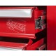 Werkstattwagen Rot 7 Schubladen - davon 5 Schubladen gefüllt mit Werkzeug in Schaumstoffeinlage