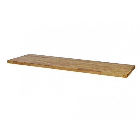 Hartholzplatte 204 x 46 x 3,8 cm - Holzplatte - Hartholz Arbeitsplatte