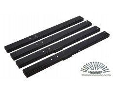 Set extra lange Beine für Werkbank PP-T 0445S, 0446S und 0447S (Schwarz)