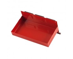 Werkzeug Ablage (Rot) mit Magnet 21 x 11,5 x 3 cm - Ablagekasten magnetisch