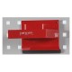 Werkzeug Ablage (Rot) mit Magnet 15 x 11,5 x 3 cm - Ablagekasten magnetisch