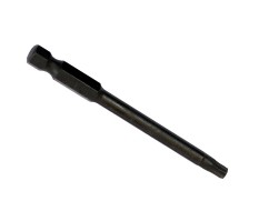 Magnetischer Torx Bit T 25 aus gehärtetem Werkzeugstahl - 1/4" - Länge 75 mm