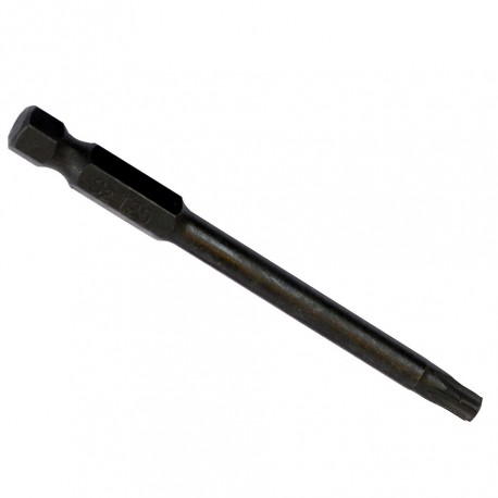Magnetischer Torx Bit T 25 aus gehärtetem Werkzeugstahl - 1/4" - Länge 75 mm