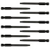 Magnetisches Torx Bit T 25 Set -10 Stk. - aus gehärtetem Werkzeugstahl - 1/4" - Länge 75 mm