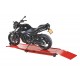 Motorradhebebühne Rot extra breit ( 80 cm. ) 