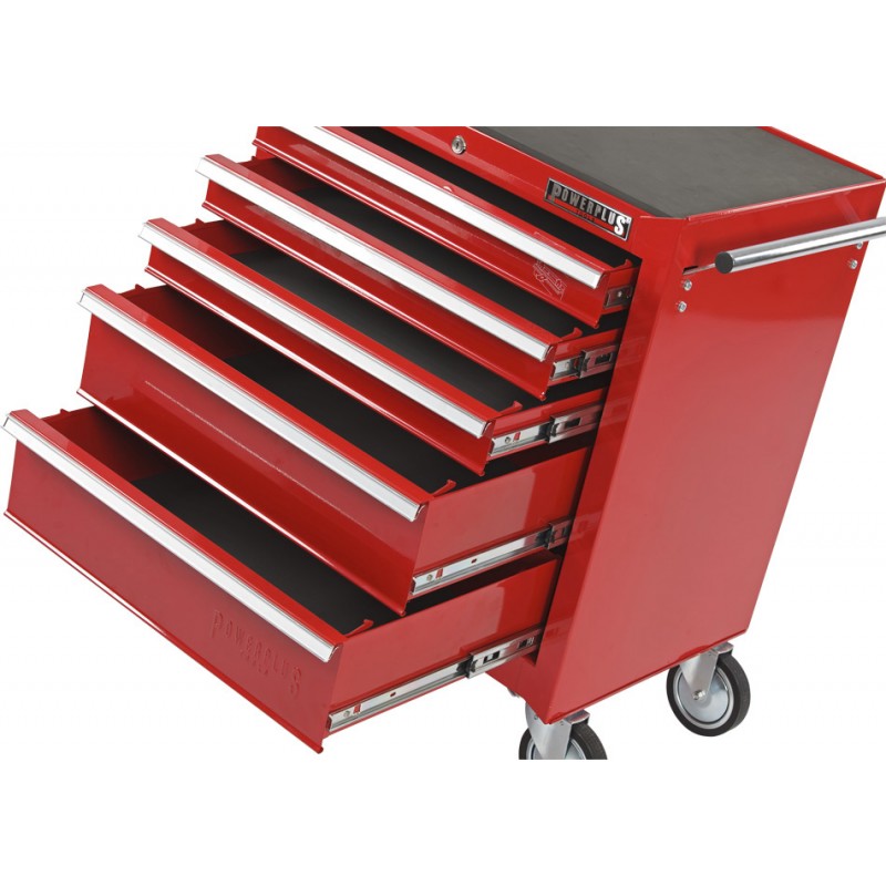 Profi Werkbank 120 cm + Werkstattwagen ( Rot ) 5 Schubladen Powerplustools GmbH Profi Werkbank 120 cm + Werkstattwagen ( Rot ) 5 Schubladen Powerplustools GmbH
