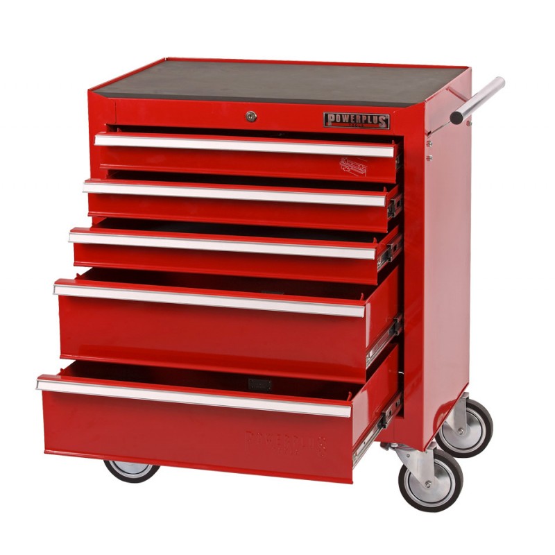 Werkbank 150 cm + Werkstattwagen ( Rot ) 5 Schubladen Powerplustools GmbH Werkbank 150 cm + Werkstattwagen ( Rot ) 5 Schubladen Powerplustools GmbH