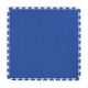 PVC Klick Fliesen blau 500 x 500 x 6 mm. Bodenfliesen für den industriellen Einsatz - Hammerschlag mit Anti-Rutsch-Profil