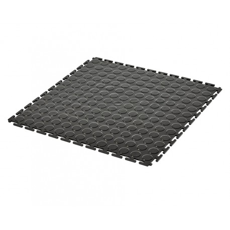 PVC Klick Fliesen schwarz 500 x 500 x 6 mm Online kaufen - Powerplustools