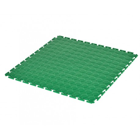 Klickfliesen grün PVC Fliesen Garagenboden Gewerbeboden Industrieboden 7mm