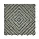 Klickfliesen offen grau 395 x 395 x 18 mm - Kunststoff Bodenfliese mit offener Struktur