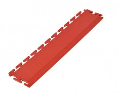 PVC Kantenleiste rot - Abschlussleiste 500 x 100 mm für industrielle PVC Klickfliesen