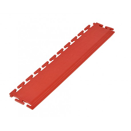 PVC Kantenleiste rot - Abschlussleiste 500 x 100 mm für industrielle PVC Klickfliesen