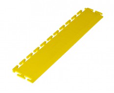 PVC Kantenleiste gelb - Abschlussleiste 500 x 100 mm für industrielle PVC Klickfliesen