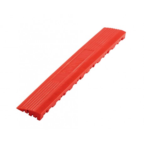 Kunststoff Kantenleiste rot - Abschlussleiste 400 x 60 mm für 1810 + 1813 Klickfliese type 2