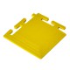 PVC Eckstück gelb 100 x 100 x 6 mm. für industrielle PVC Klickfliesen