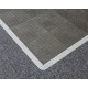 Kunststoff Eckstück grau - Endstück rund 60 x 60 x 18 mm. für 1810 + 1813 Klickfliese