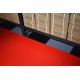 PVC Klick Fliesen rot 500 x 500 x 7 mm. Industrieller Werkstattboden mit runden Noppen