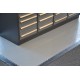 PVC Kantenleiste schwarz - Abschlussleiste 500 x 100 mm für industrielle PVC Klickfliesen
