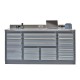 Profi Werkbank Heavy duty - Montagetisch 183 x 70 x 95 cm mit 17 Schubladen