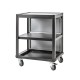 Rollwagen - Werkzeug trolley Grau - Anthrazit 646 x 458 x 865 mm mit geschlossener Front