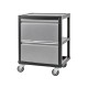 Rollwagen - Werkzeug trolley Grau - Anthrazit 646 x 458 x 865 mm mit geschlossener Front