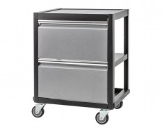 Rollwagen - Werkzeug trolley Grau - Anthrazit 646 x 458 x 865 mm mit geschlossener Front