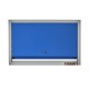 Hängeschrank Blau und Grau 72 x 28 x 40 cm mit Gasfeder Klappe