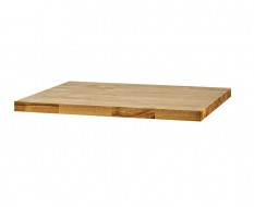 Hartholzplatte 72 x 60 x 3,8 cm - Holzplatte - Hartholz Arbeitsplatte für Heavy duty Werkstatteinrichtung