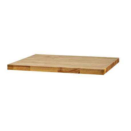 Hartholzplatte 72 x 60 x 3,8 cm - Holzplatte - Hartholz Arbeitsplatte für Heavy duty Werkstatteinrichtung