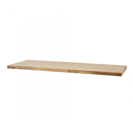 Hartholzplatte 144 x 60 x 3,8 cm - Holzplatte - Hartholz Arbeitsplatte für Heavy duty Werkstatteinrichtung