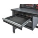 Werkbank für Elektronik mit Lochwand und Schubladeneinheit 152 cm - Montagetisch für Elektronik