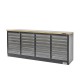 Profi Werkbank - Montagetisch 215 x 70 x 95 cm. mit 24 Schubladen und Hartholzplatte