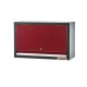 Komplette Werkstatteinrichtung Heavy duty rot, Werkbank mit Metallarbeitsplatte, 12 Schubladen, 379,5 x 200 cm