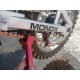 Kettenbürste rot für Motorrad und Fahrradkette - Ketten Reinigungsbürste
