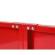 Werkzeugwand rot 150 x 61 cm bestückt mit Haken und Werkzeughalter