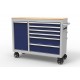 Werkzeugwagen - Mobile Werkbank mit 7 Schubladen und Werkzeugschrank ABM.117 x 46 x 94 cm. N.W. 86,9 kg.