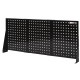 Werkbank Set - Werkbank 150 cm schwarz + Lochwand inkl. Werkzeughaken