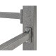 Werkbank Set - Werkbank 150 cm grau + Lochwand inkl. Werkzeughaken