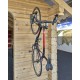Fahrrad vertikal am Vorderrad aufhängen - Stahlwandhaken für Fahrrad - Wandbügel 25,5 x 8 cm
