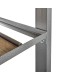 Profi Werkbank 150 cm grau mit Hartholzplatte inkl. Lochwand und Werkzeugkiste 3 Schubladen in grau