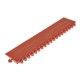 PVC Kantenleiste rot - Abschlussleiste 400 x 80 x 11,5 / 3,5 mm für 1815 Klickfliese type 1