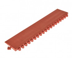 PVC Kantenleiste rot - Abschlussleiste 400 x 80 x 11,5 / 3,5 mm für 1815 Klickfliese type 1