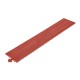PVC Kantenleiste rot - Abschlussleiste 400 x 80 x 11,5 / 3,5 mm für 1815 Klickfliese type 2