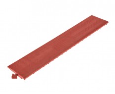 PVC Kantenleiste rot - Abschlussleiste 400 x 80 x 11,5 / 3,5 mm für 1815 Klickfliese type 2