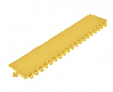 PVC Kantenleiste gelb - Abschlussleiste 400 x 80 x 11,5 / 3,5 mm für 1815 Klickfliese type 1