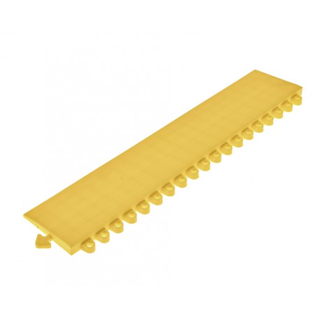 PVC Kantenleiste gelb - Abschlussleiste 400 x 80 x 11,5 / 3,5 mm für 1815 Klickfliese type 1