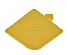 PVC Eckstück gelb 80 x 80 x 11,5 / 3,5 mm. für 1815 Klickfliese