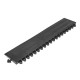 Anti-Rutsch-Klickfliesen - PVC Werkstattmatte - Anti-Ermüdungsmatte, Farbe grau/schwarz, Maße 136 x 96 x 1,2 cm.